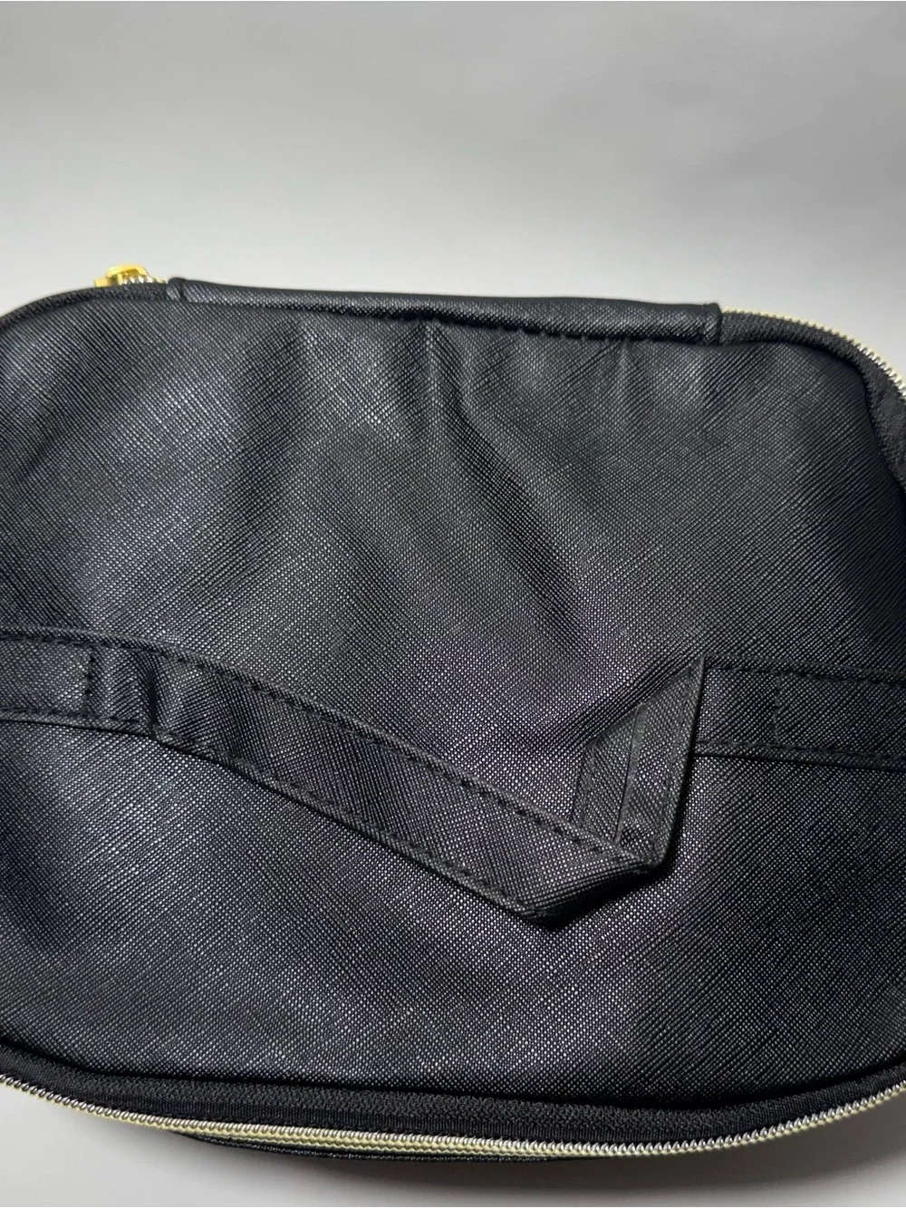 Sassy + Chic Large Black Makeup Bag Travel Toiletry Organizer Case NWT 8x6x5 in
